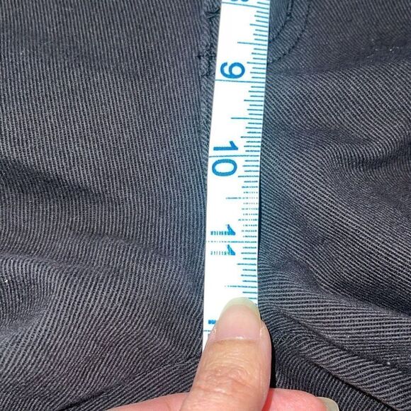 Apricot Lane Double Zero Womens High Rise Wide Leg Cargo Pants Black Medium NWOT - Picture 10 of 11